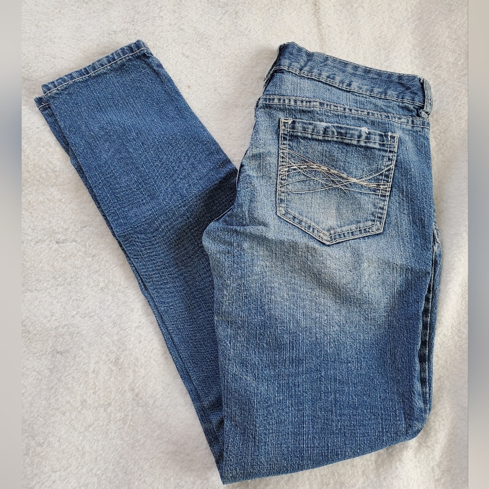 Reign Distressed Skinny Jeans, Sz 5